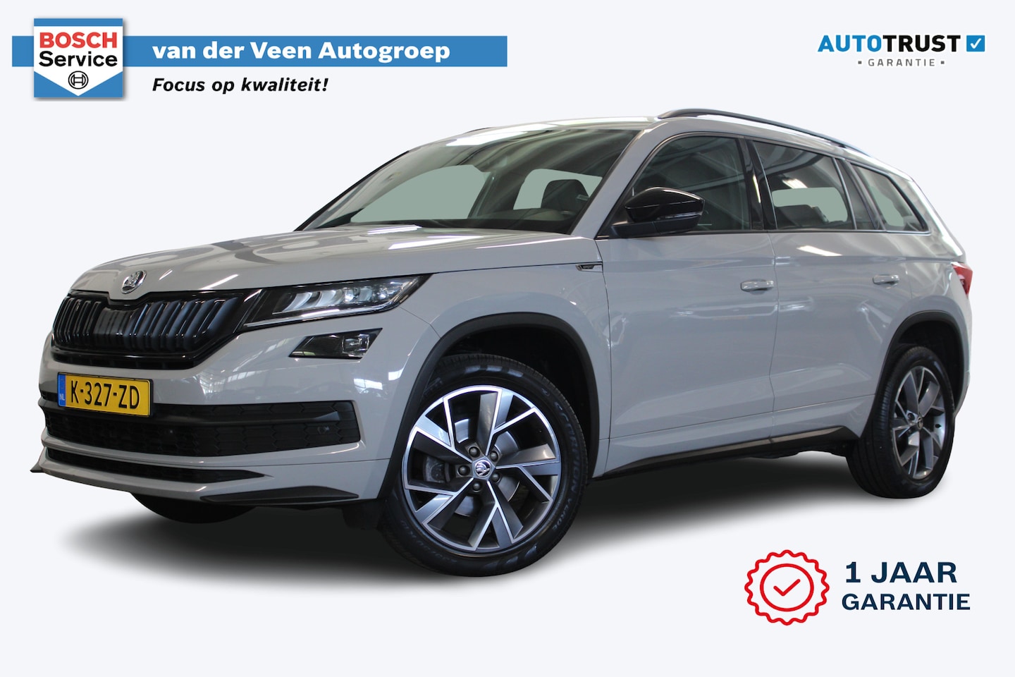 Skoda Kodiaq - 1.5 TSI Sportline Business 7p. | Incl. 12 maanden garantie | Stoel/stuur verwarming | Crui - AutoWereld.nl