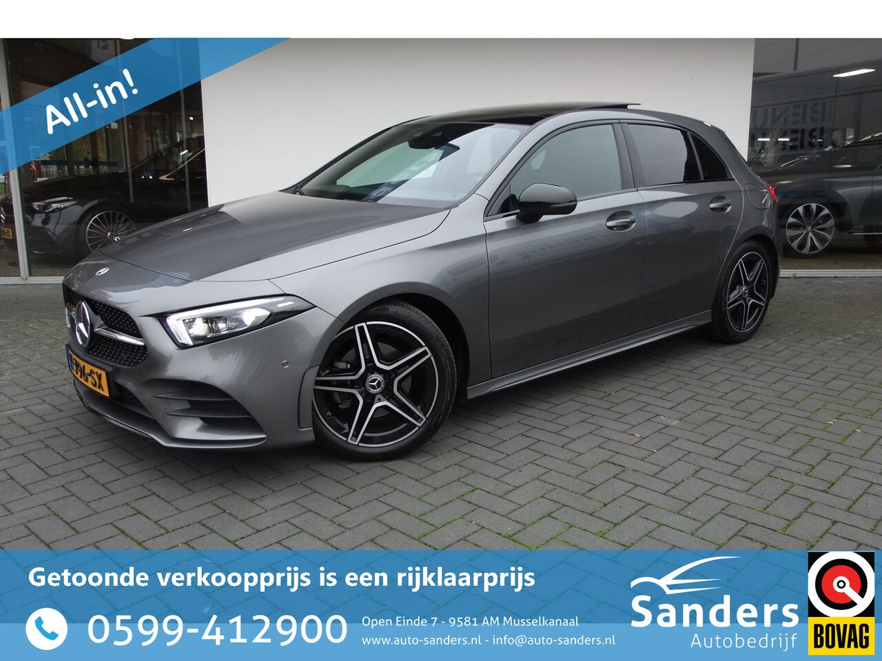 Mercedes-Benz A-klasse - 180 Business Solution AMG / Night pakket/ Panorama/ Sfeerverlichting/ NL auto/ Dealer onde - AutoWereld.nl