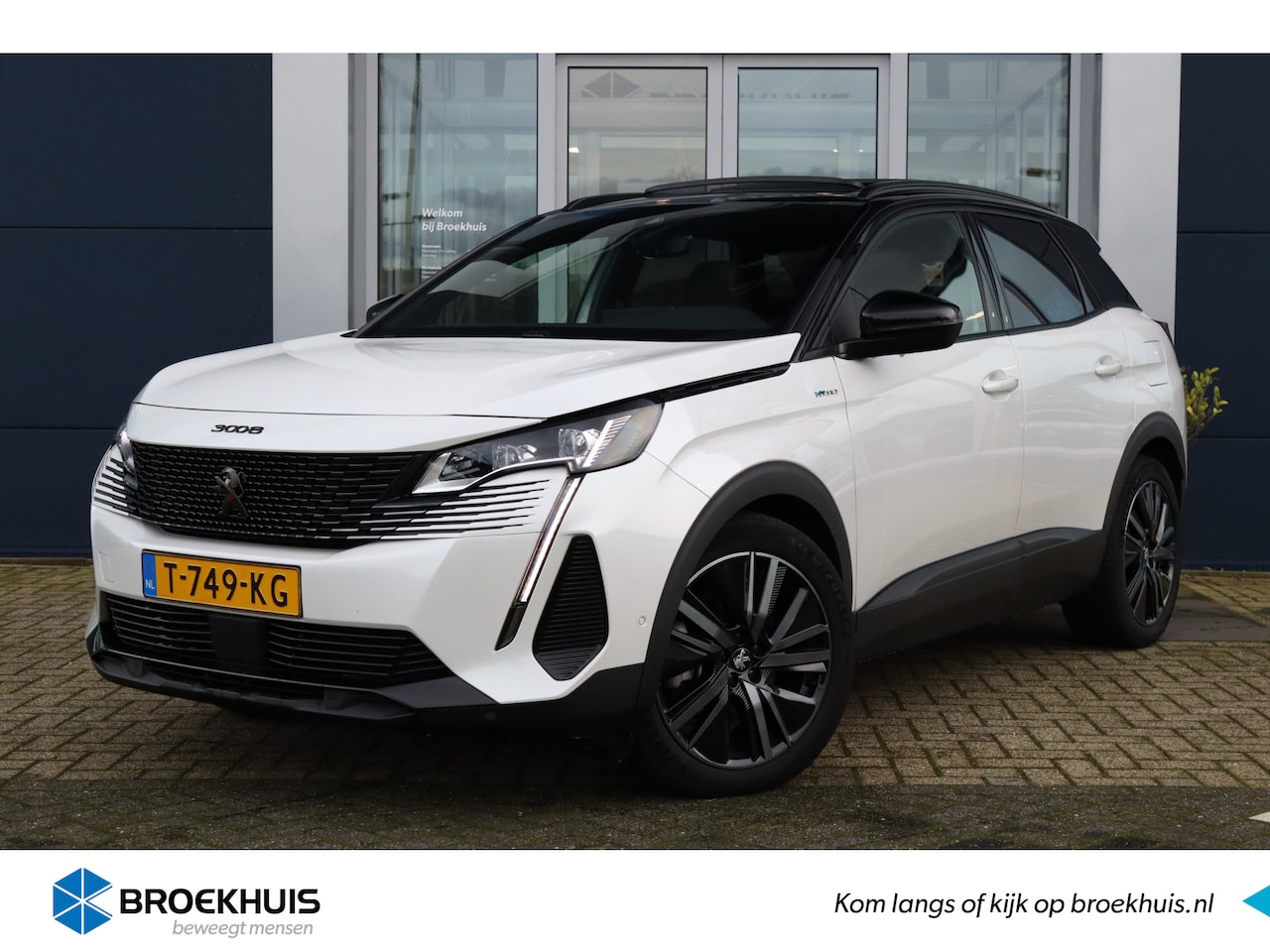 Peugeot 3008 - 1.6 HYbrid 225-PK GT | Schuif/kantel dak | FOCAL | Massage | Camera | ACC | Blackpack | Ke - AutoWereld.nl