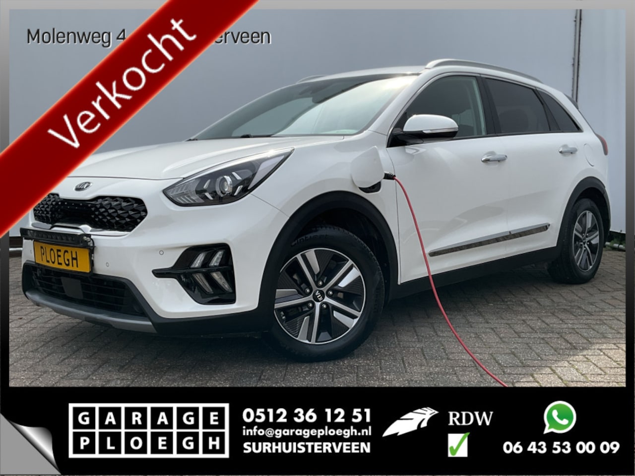 Kia Niro - 1.6 GDi PHEV DynamicPlusLine Navi Camer Stuur.Stoelverw, Plug-in - AutoWereld.nl