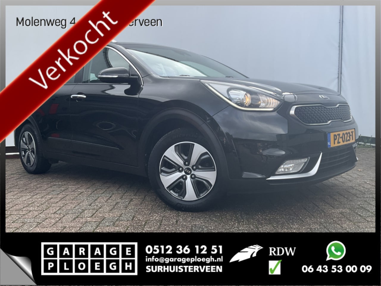 Kia Niro - 1.6 GDi Hybrid DynamicLine Trekhaak Cruise Camera Carplay! - AutoWereld.nl