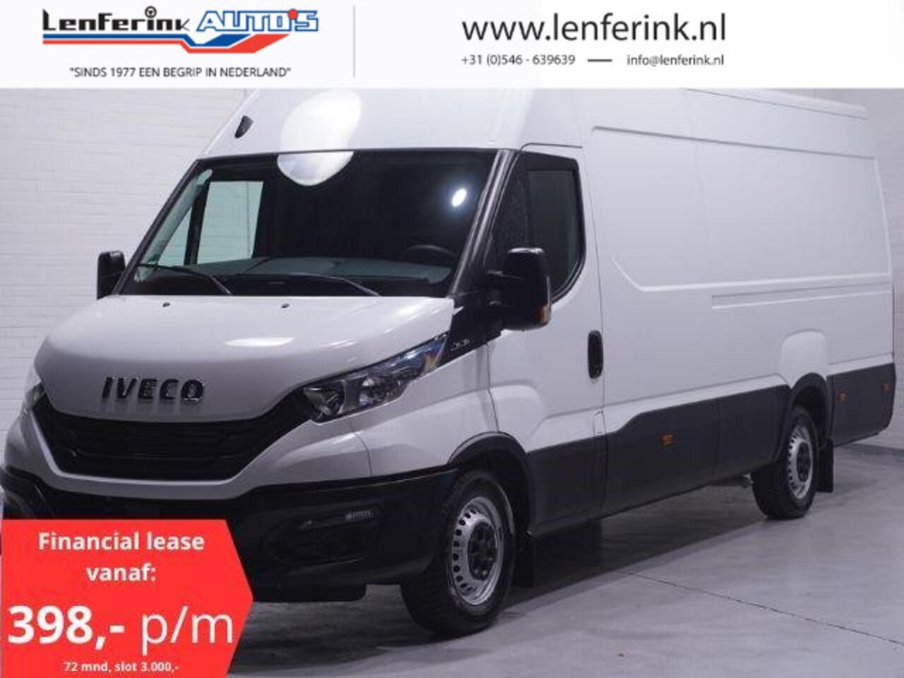 Iveco Daily - 35S16 160 pk L4H2 XXL Airco ECC, Enkel lucht Audiosysteem met DAB+, Laadruimte Pakket, 3-Z - AutoWereld.nl