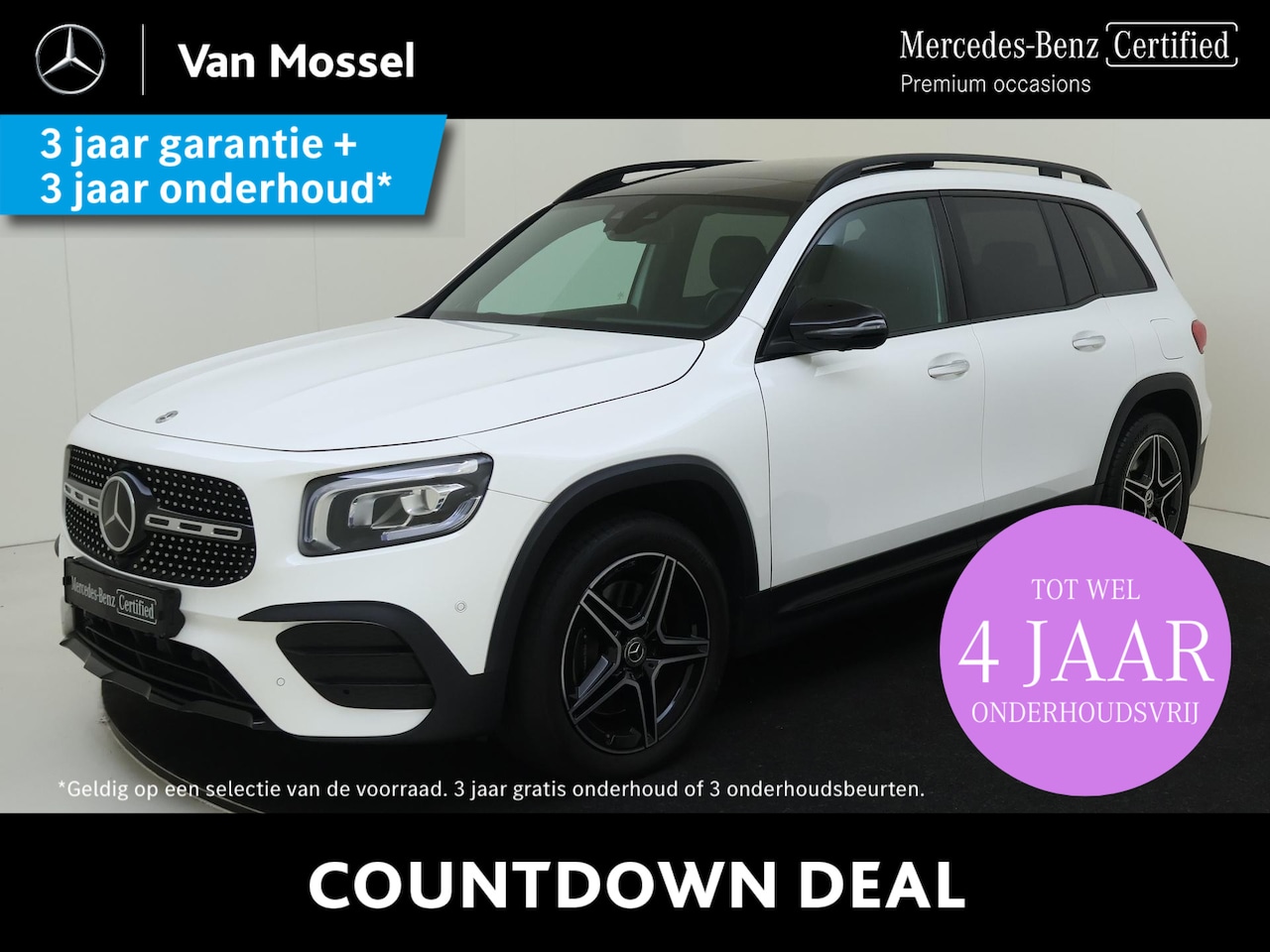 Mercedes-Benz GLB - 250 4MATIC Premium | Stoelverwarming | 360Graden-Camera | Night-Pakket | Panaroma-schuifda - AutoWereld.nl