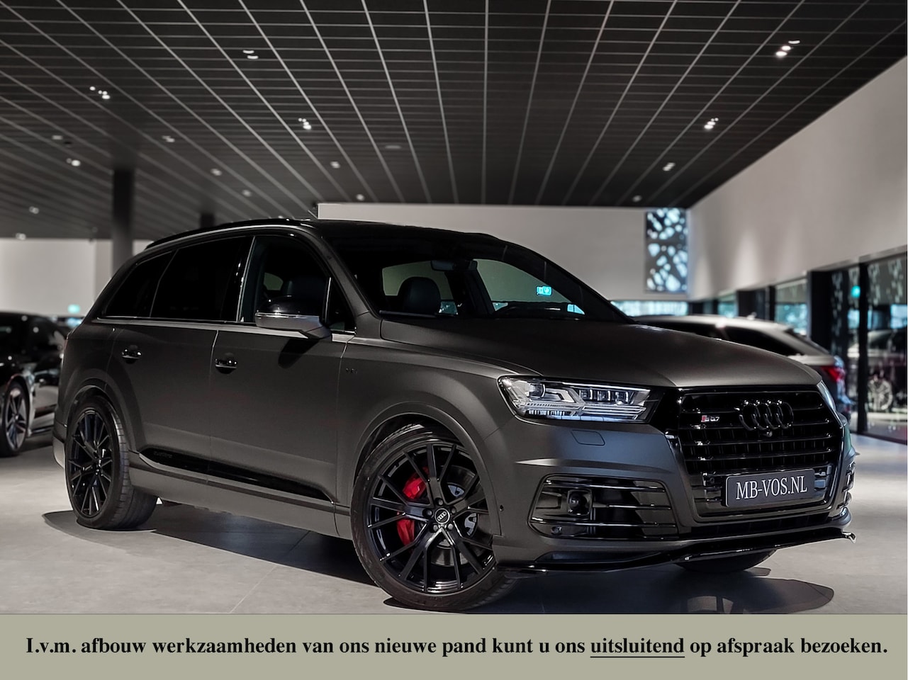 Audi Q7 SQ7 - 4.0 TDI Quattro Pro Line 7-Persoons Carbon|Matte wrap|HUD|Bose|Achterassturing|Standkachel - AutoWereld.nl