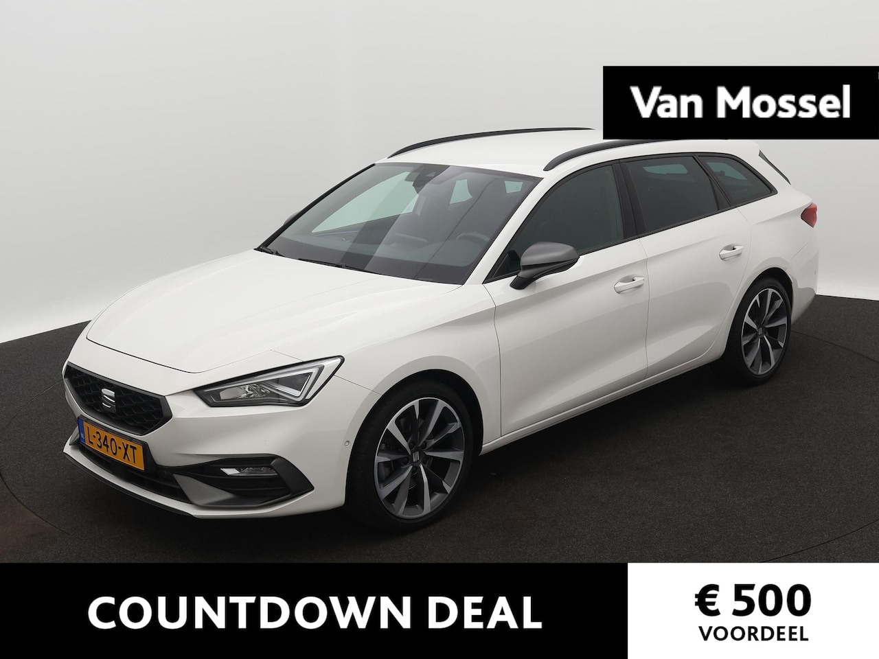 Seat Leon Sportstourer - 1.5 TSI FR Launch Edition | NAVIGATIE | KEYLESS | ADAPTIEF CRUISECONTROL | CAMERA | - AutoWereld.nl