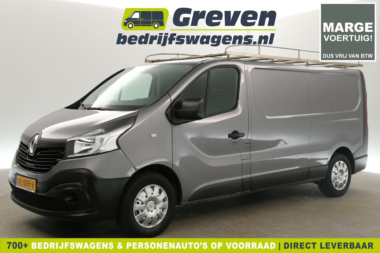 Renault Trafic - 1.6 dCi T29 L2H1 | Marge | Airco Cruise Imperiaal PDC Navigatie Metallic Schuifdeur - AutoWereld.nl