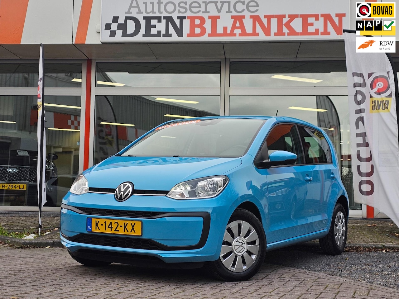 Volkswagen Up! - 1.0 BMT move up! 5drs BJ.2021 / Airco / Elektr. Pakket / DAB / Bluetooth / Lane Assist !! - AutoWereld.nl