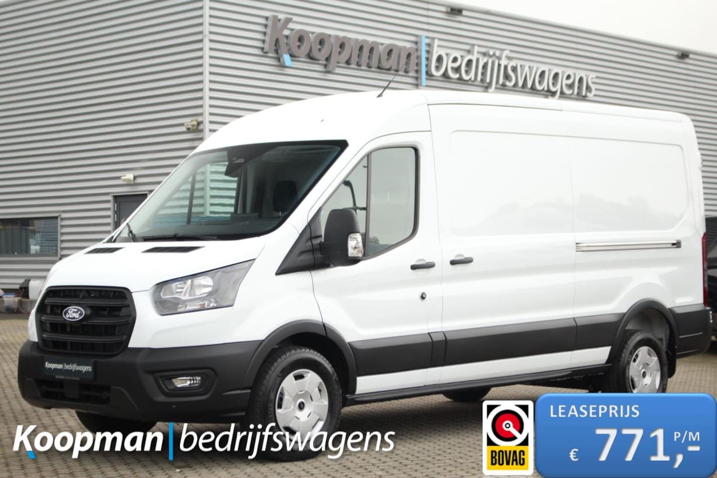 Ford Transit - 350 2.0TDCI 165pk L3H2 Trend | Automaat | Nieuw model | L+R Zijdeur | Sync 4 13" | Camera - AutoWereld.nl