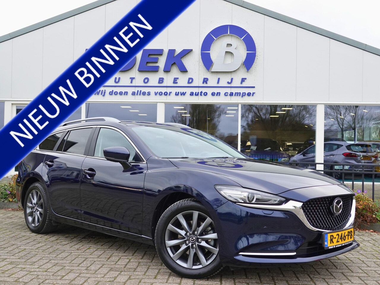 Mazda 6 Sportbreak - 2.0 SkyActiv-G 165 Business VOL LEER | TREKH. | HUD | NAVI | BLIS | 360 CAMERA - AutoWereld.nl