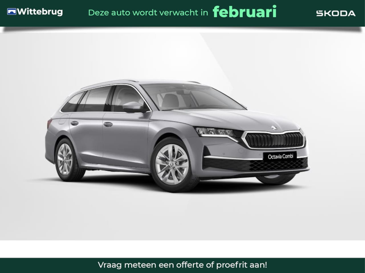 Skoda Octavia Combi - 1.5 TSI MHEV Business Edition Plus Chrome pakket / Trekhaak - AutoWereld.nl