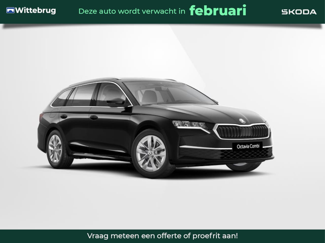 Skoda Octavia Combi - 1.5 TSI MHEV Business Edition Plus Chrome pakket / Trekhaak - AutoWereld.nl