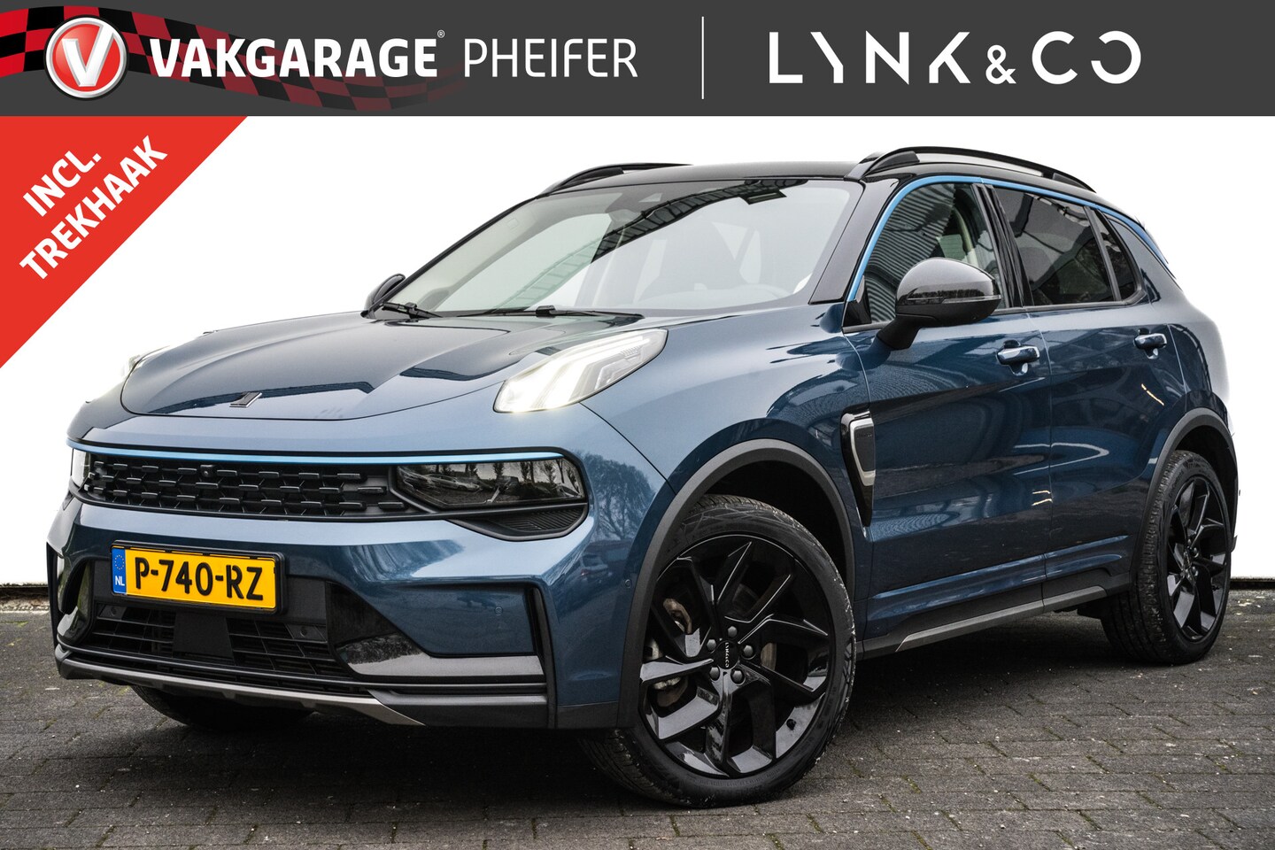 Lynk & Co 01 - 1.5 Plug-In Hybrid 262pk Nw Modeljaar!/ Trekhaak/ 360 Camera/ Panoramdak/ Adapt. cruise/ - AutoWereld.nl