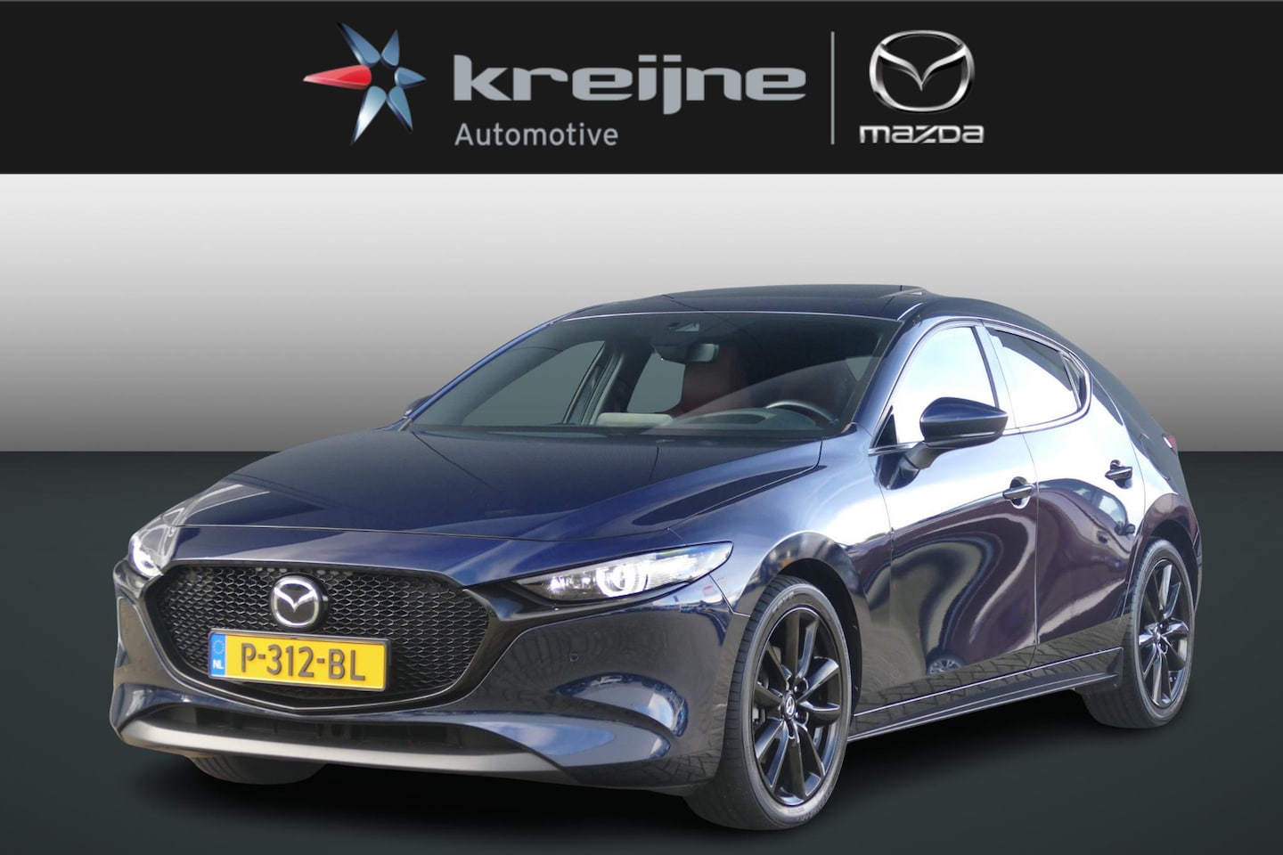 Mazda 3 - 2.0 e-SkyActiv-X M Hybrid 186 Luxury | Leder | Adapt. Cruise | Bose | RIJKLAARPRIJS!! - AutoWereld.nl