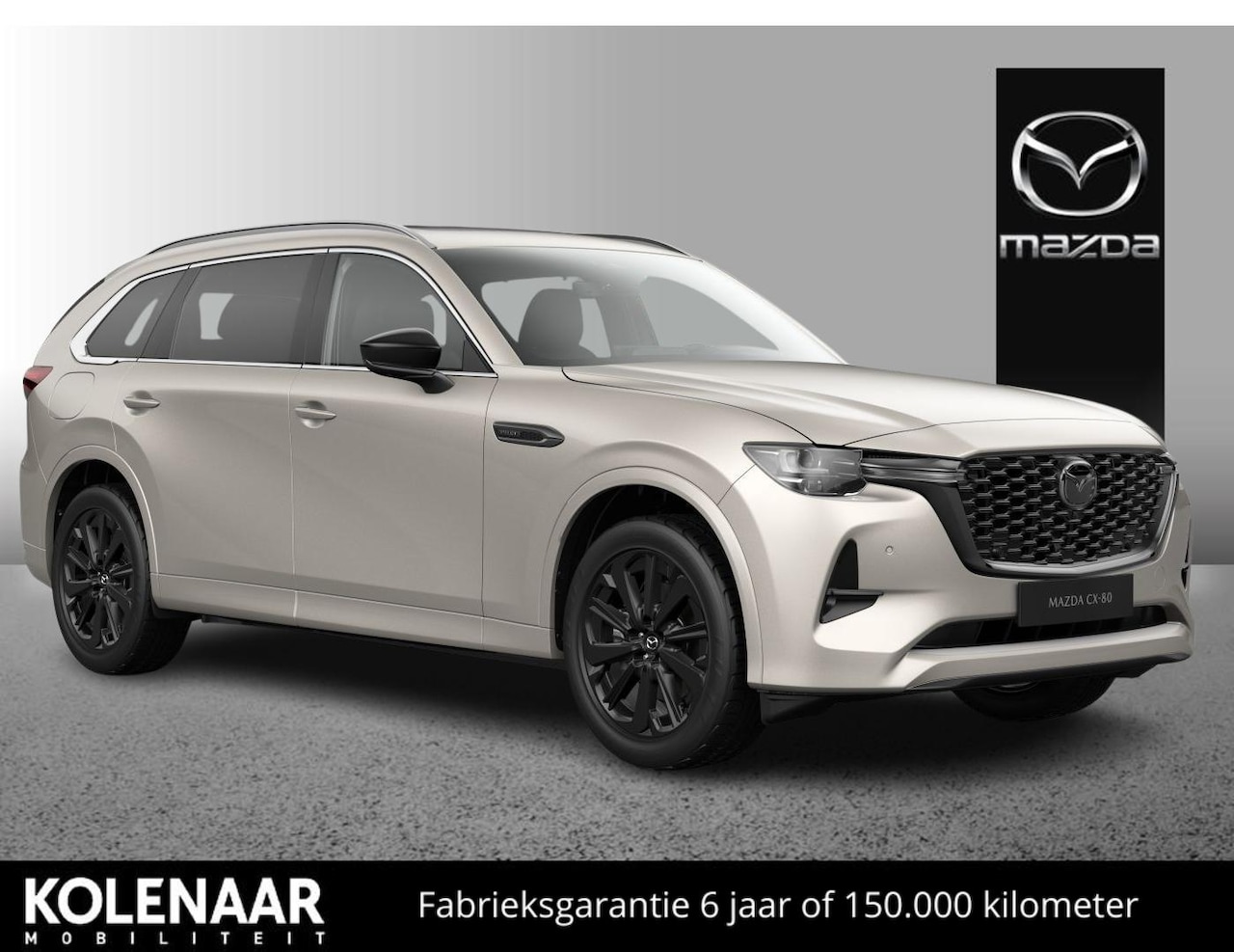 Mazda CX-80 - Homura Plus 2.5 e-Sky PHEV 327 AWD Automaat /Medio februari 2025 leverbaar/€4000,- inruilv - AutoWereld.nl