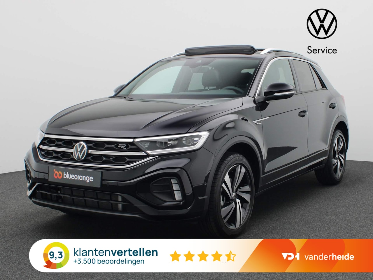 Volkswagen T-Roc - 1.5 TSI R-Line Business 150PK DSG LED-Matrix, Keyless Entry & Start, Pano-Schuifdak, Achte - AutoWereld.nl