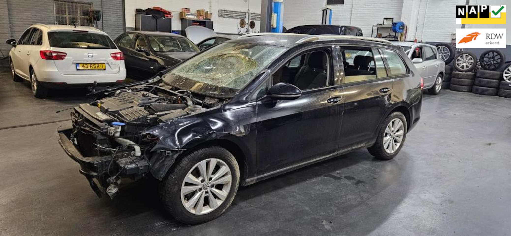 Volkswagen Golf Variant - 7 1.6 TDI Comfortline SCHROEFSCHADE - AutoWereld.nl