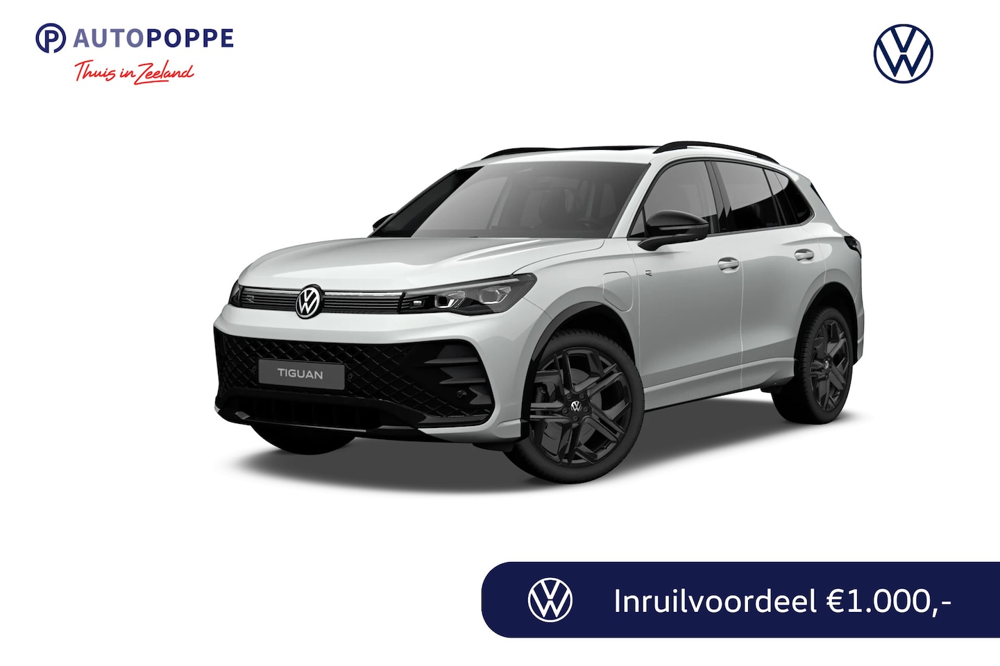 Volkswagen Tiguan - 1.5 eHybrid 272 6DSG R-Line Business | 'App-Connect' draadloze smartphone integratie | Aut - AutoWereld.nl