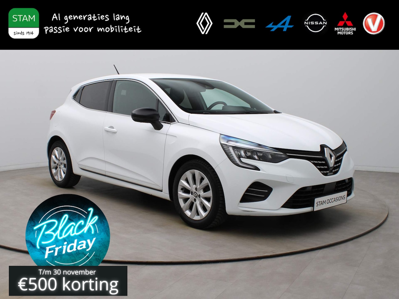 Renault Clio - TCe 90pk Intens Climate | Cruisecontrol | Parksens. achter | Stoel -/ Stuur verwarmd - AutoWereld.nl