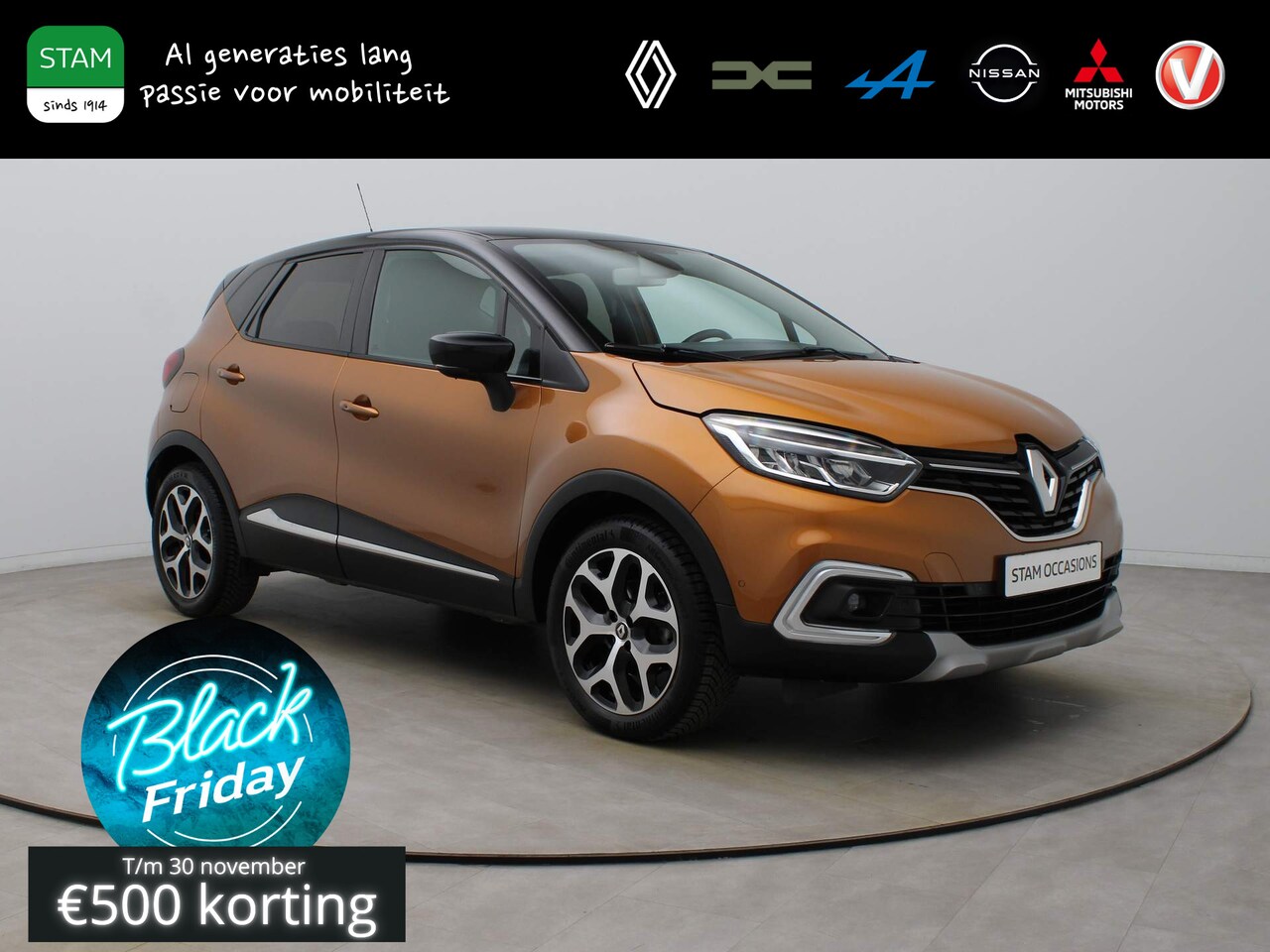 Renault Captur - TCe 150pk Intens EDC/AUTOMAAT Camera | Climate | Navi | Parksens. v+a | Trekhaak - AutoWereld.nl