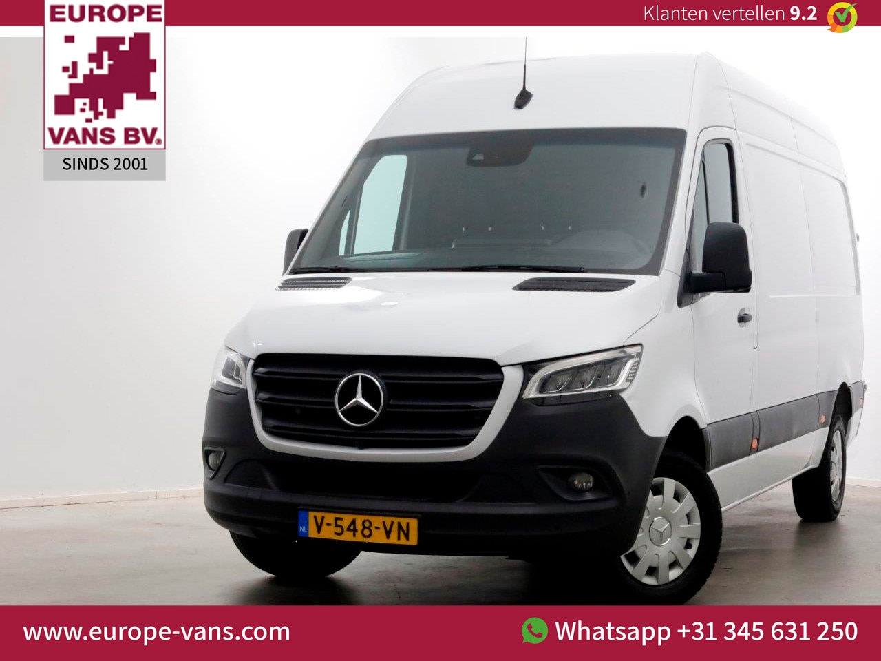 Mercedes-Benz Sprinter - 314 CDI 143pk L2H2 RWD 7G Automaat LED/360 Camera/Trekgew 3500kg 02-2019 - AutoWereld.nl