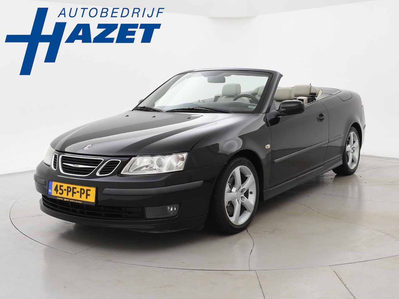 Saab 9-3 Cabrio - 1.8T AUT. VECTOR + LEDER / STOELVERWARMING / NAVIGATIE - AutoWereld.nl