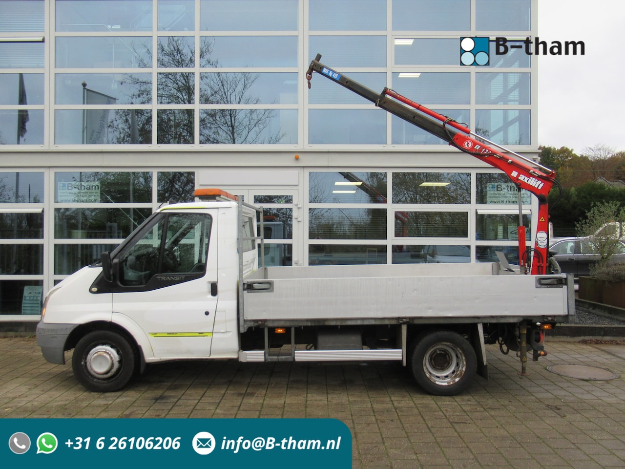 Ford Transit - 350M 2.4 85 KW TDCI + Maxilift 130D Kraan Kran Crane - AutoWereld.nl