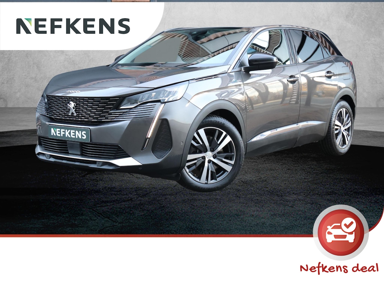 Peugeot 3008 - 1.6 HYbrid 225PK Allure Pack Business (Keyless/NAV./18"LMV/FULL LED/Virt.Cockpit/PDC) - AutoWereld.nl