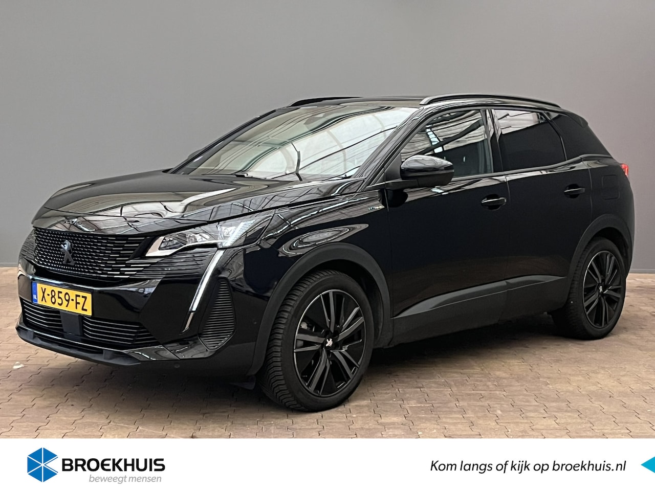 Peugeot 3008 - 1.6 HYbrid 225 GT | Black Pack | Panoramadak | Keyless | Elek.Klep | Camera | Adaptieve cr - AutoWereld.nl