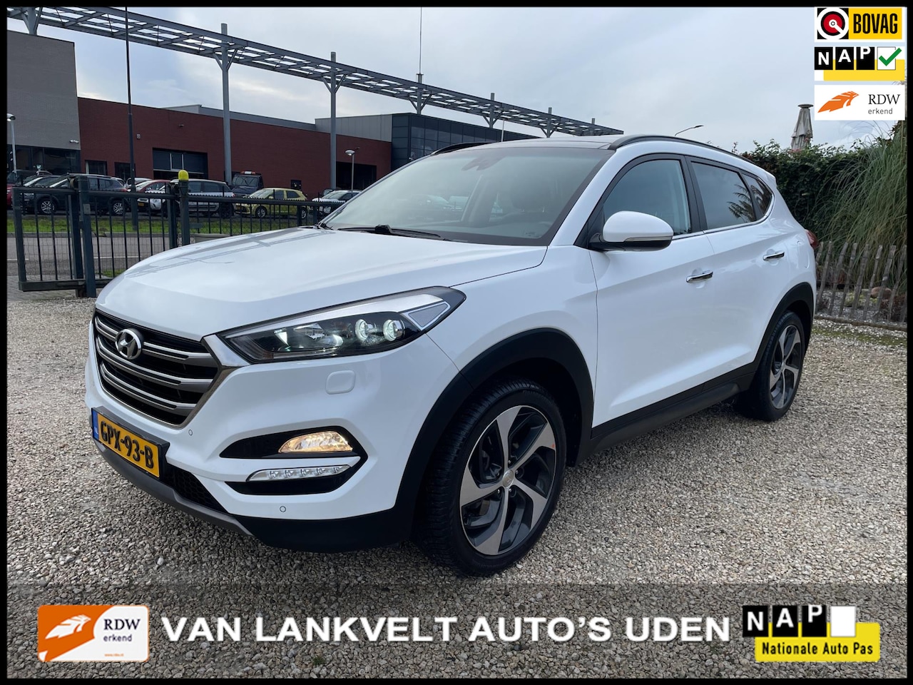 Hyundai Tucson - 1.6 T-GDi 177pk Premium Schuifdak, Leder, LED, Trekhaak VOLL! - AutoWereld.nl