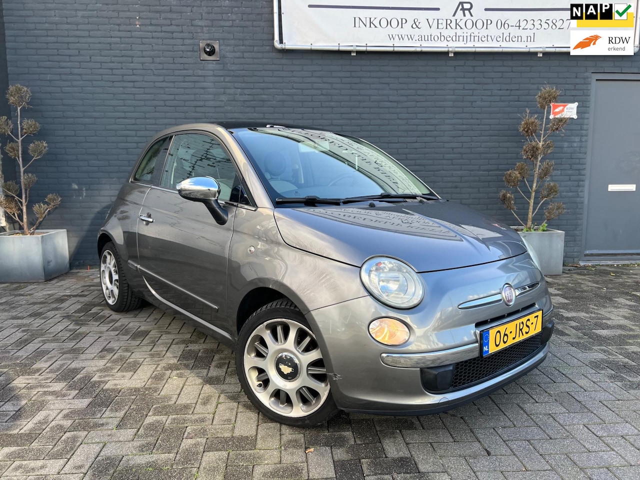 Fiat 500 - 1.2 Lounge Panorama Automaat Blue&Me! Inruil mogelijk! - AutoWereld.nl