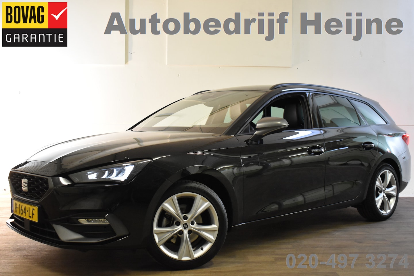 Seat Leon Sportstourer - eTSI DSG FR SPORT BUSINESS VIRTUAL/NAVI - AutoWereld.nl