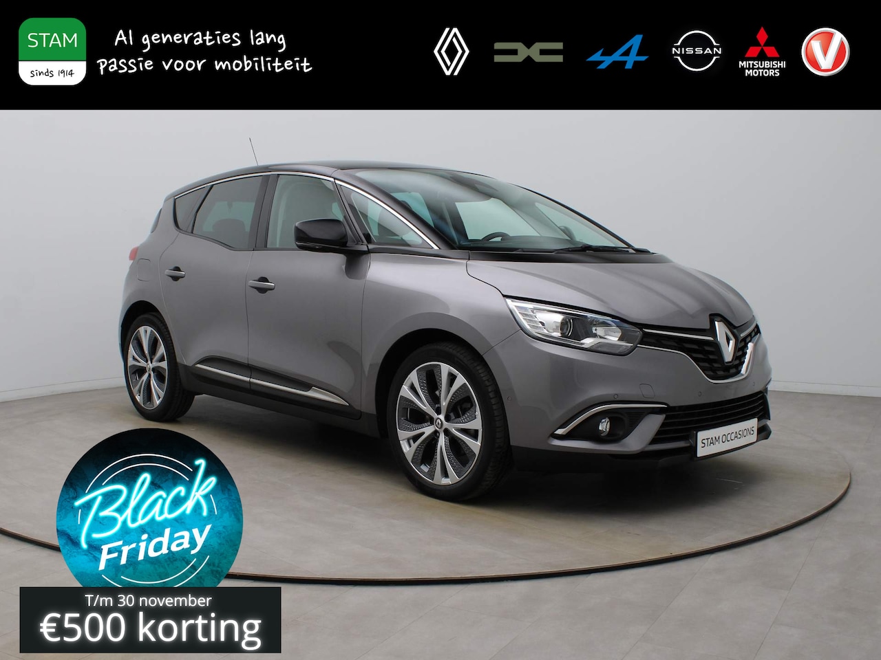 Renault Scénic - TCe 140pk Intens EDC/AUTOMAAT Camera | Climate | Navi | Parksens. v+a - AutoWereld.nl