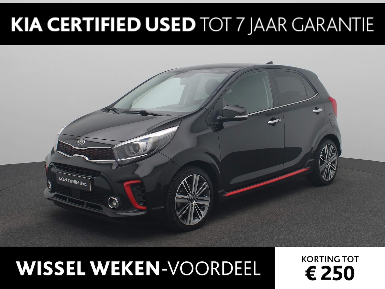 Kia Picanto - 1.0 T-GDI GT-Line | Navigatie | Climate Control | Stoelverwarming | PDC - AutoWereld.nl