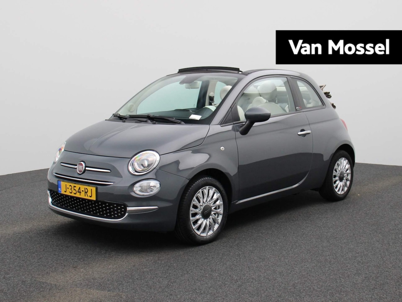 Fiat 500 C - 1.0 Hybrid Lounge | APPLE CARPLAY | ANDROID AUTO | AIRCO | PARKEERSENSOREN | LICHT METALEN - AutoWereld.nl