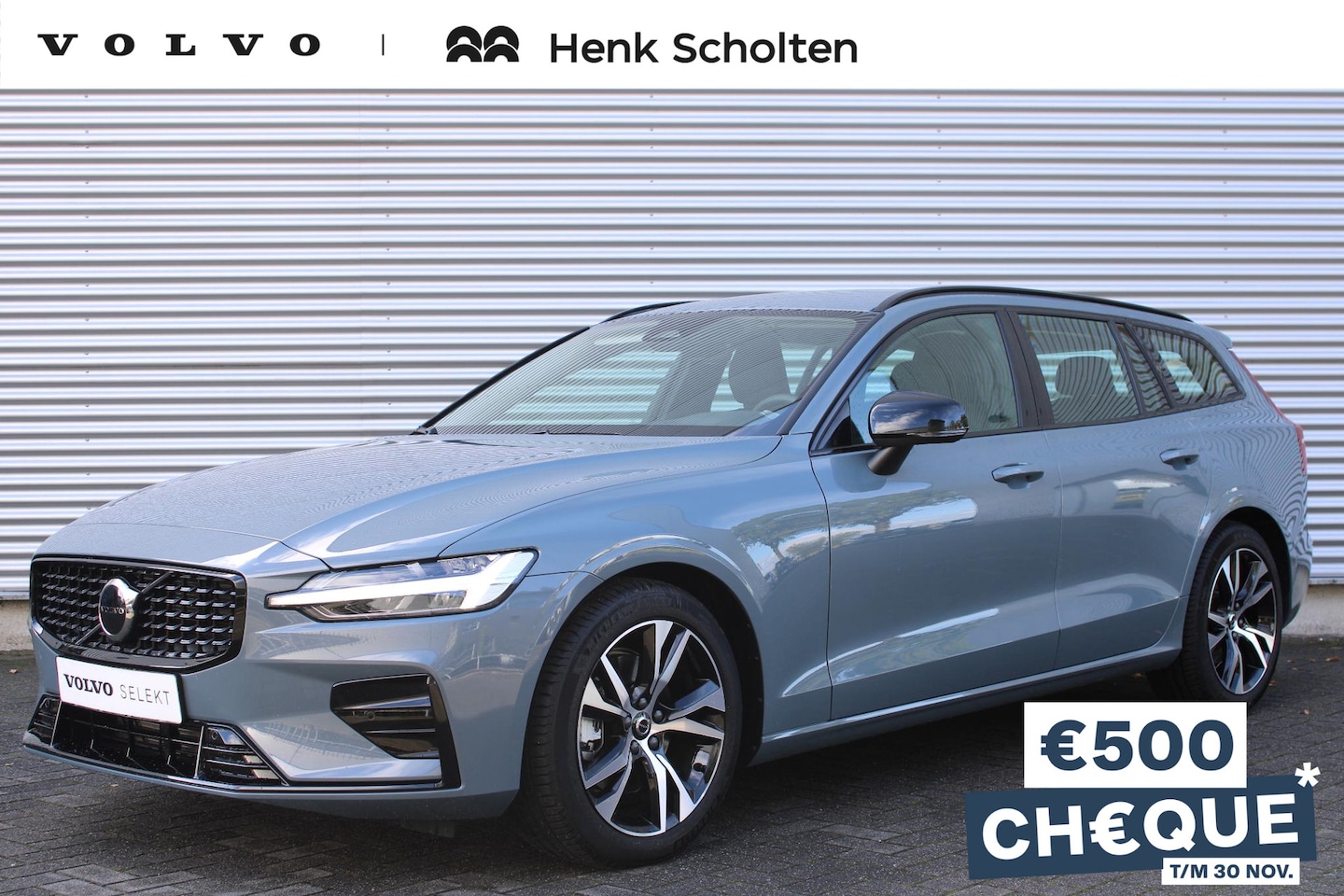 Volvo V60 - B4 AUT7 197PK Plus Dark, Elektrisch Verstelbare Voorstoelen Met Geheugen, Lederen Bekledin - AutoWereld.nl