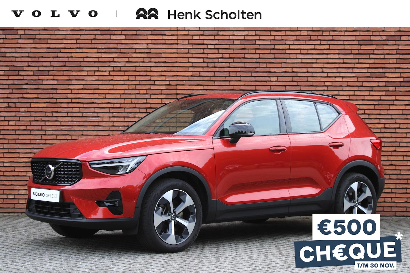 Volvo XC40 - B3 AUT7 163PK Ultimate Dark, Lederen bekleding, Panoramadak, Pilot Assist, Elektrisch bedi - AutoWereld.nl