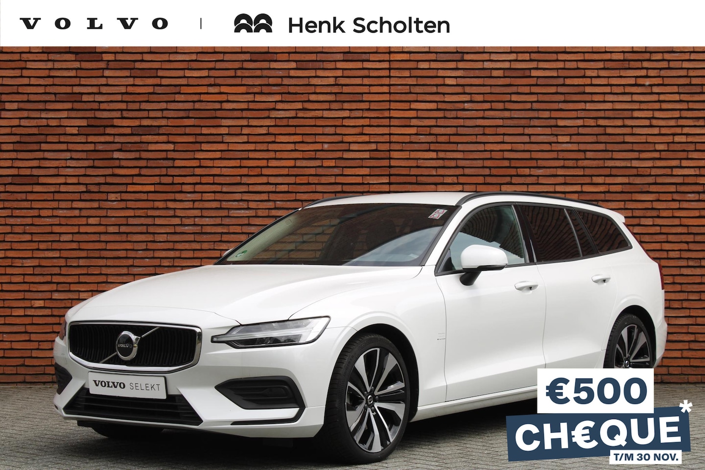 Volvo V60 - B3 AUT8 163PK Essential, Trekhaak, Verwarmbare Voor- en Achterstoelen, Parkeercamera, Lede - AutoWereld.nl