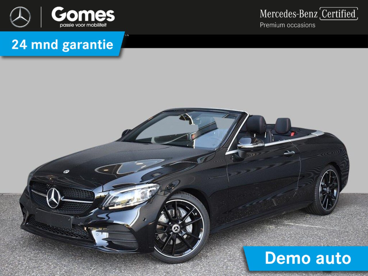 Mercedes-Benz C-klasse Cabrio - 180 AMG Plus | Premium PLUS | Nightpakket | 360° Camera | Burmester | Memorystoelen Verwar - AutoWereld.nl