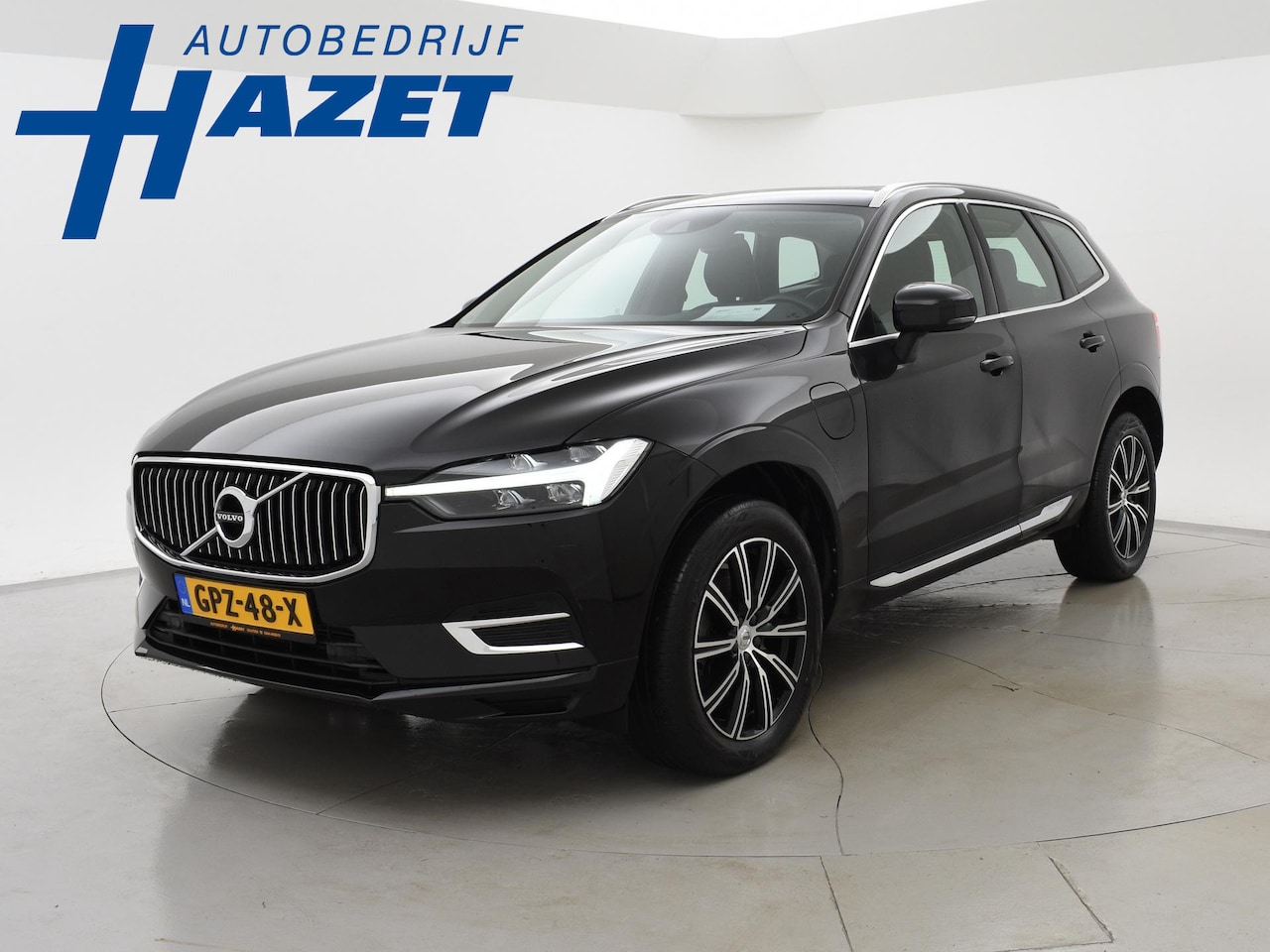 Volvo XC60 - 2.0 RECHARGE T8 AWD 390 PK INSCRIPTION *BTW* ZWART/ZWART + ADAPTIVE CRUISE / PANORAMA - AutoWereld.nl