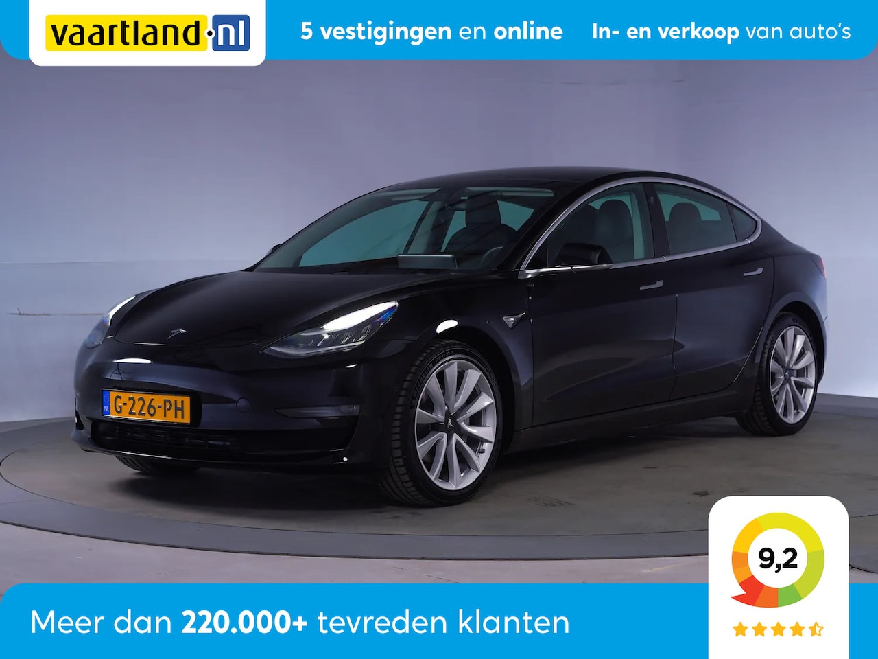 Tesla Model 3 - Long Range RWD Long Range AWD 75 kWh [ Panorama Leder Adapt.cruise ] - AutoWereld.nl