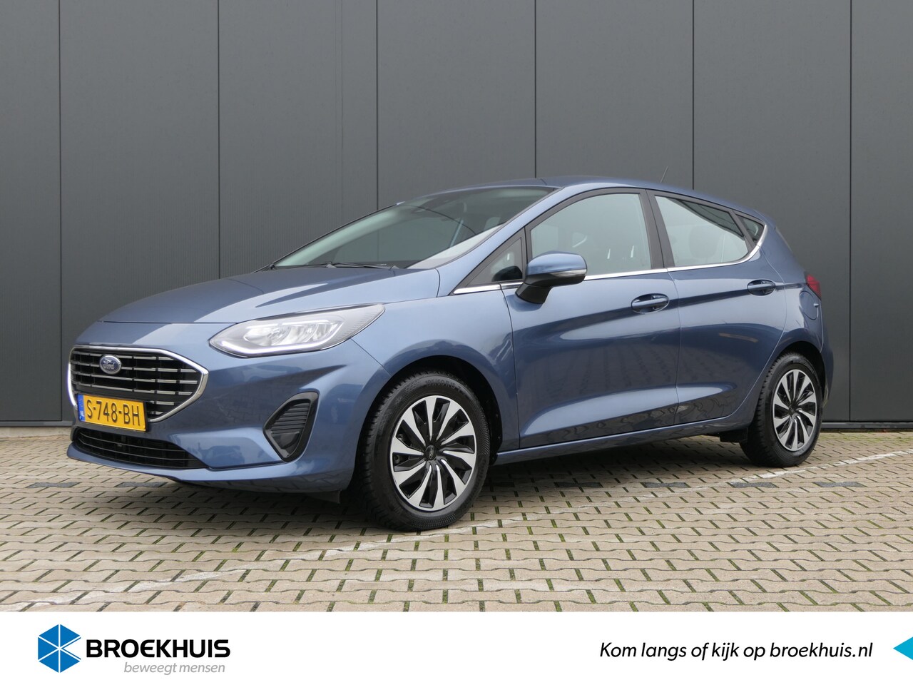 Ford Fiesta - 1.0 EcoBoost Hybrid Titanium | Navigatie | LED | DAB | Parkeersensoren | Climate Control | - AutoWereld.nl