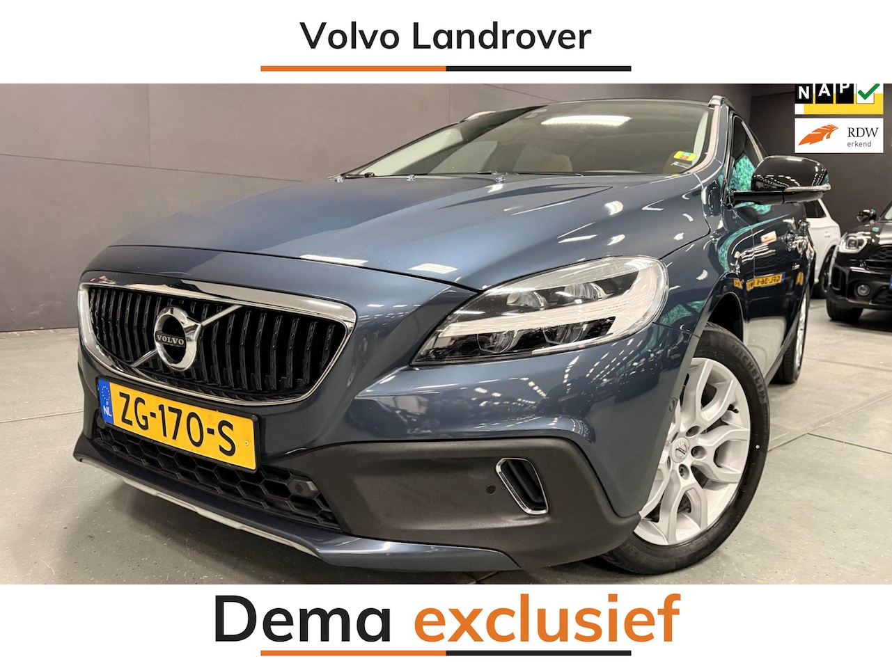 Volvo V40 Cross Country - 1.5 T3 Polar+ Luxury PANO/LED/DAB/LEDER/H-KARDON/ECC/PDC/CRUISE// - AutoWereld.nl