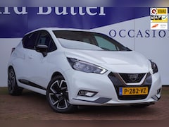 Nissan Micra - 1.0 IG-T N-Design+Full-Navigatie+Cruise+Airco+Parel-White=ZEER MOOI +APK 6-2026