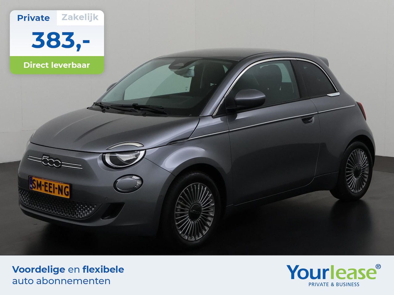 Fiat 500e - RED 42 kWh | All-in 383,- Private Lease | 341,- na subsidie | Zondag Open! - AutoWereld.nl