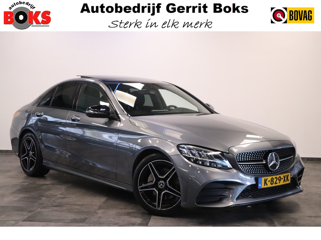 Mercedes-Benz C-klasse - 200 Business Solution AMG Panoramadak Navigatie Cruise control 18LMV  PDC - AutoWereld.nl