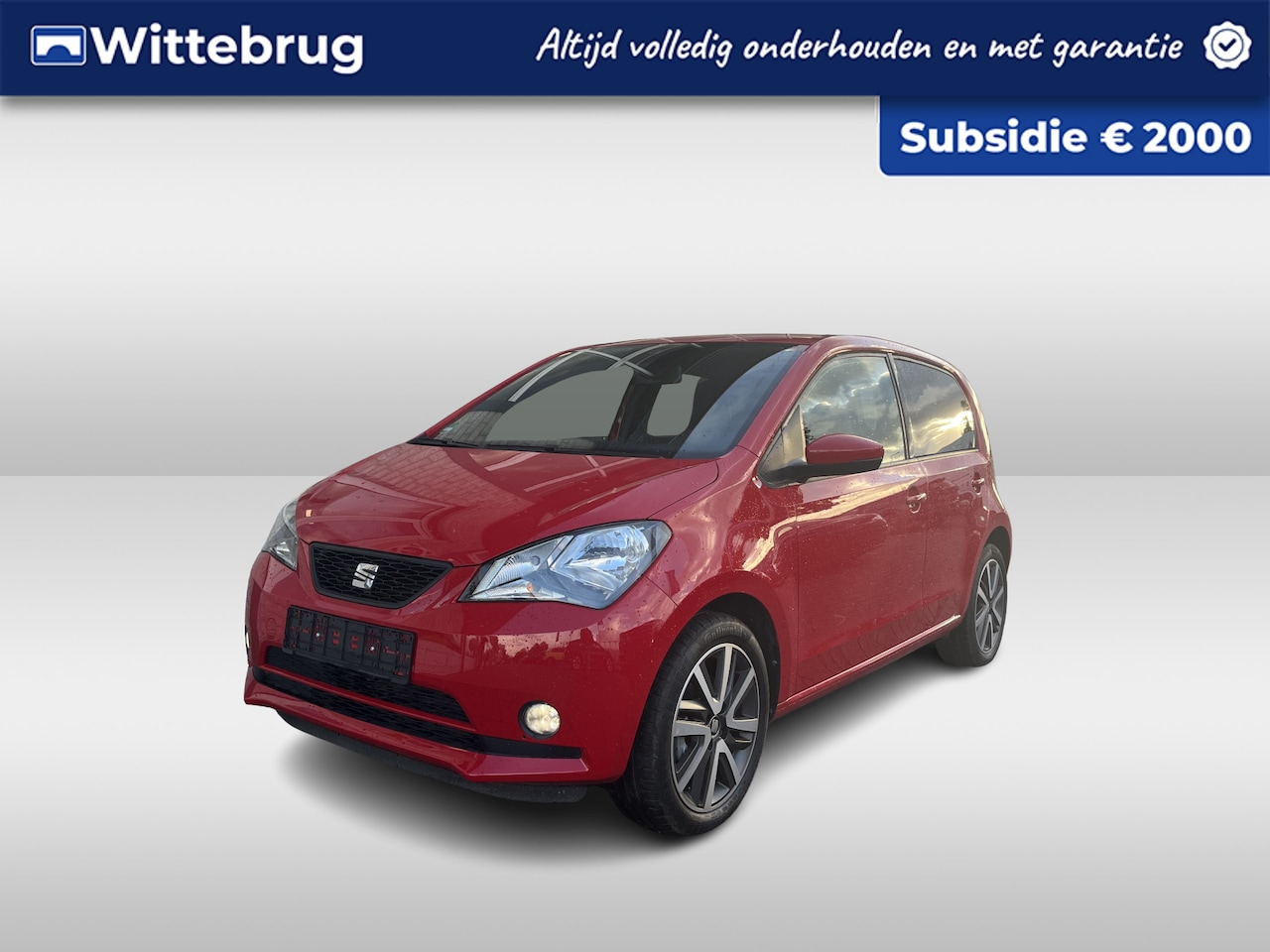 Seat Mii Electric - Edition / SUBSIDIE/ STOELVERWARM./ VOORRUIT VERWARM./ BLUETOOTH/ CLIMA/ DAB/ 16" LMV/ - AutoWereld.nl