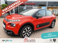 Citroën C3 - 1.2 82pk Shine | lichtmetalen velgen 17 inch, camera, parkeersensoren, bluetooth, apple ca