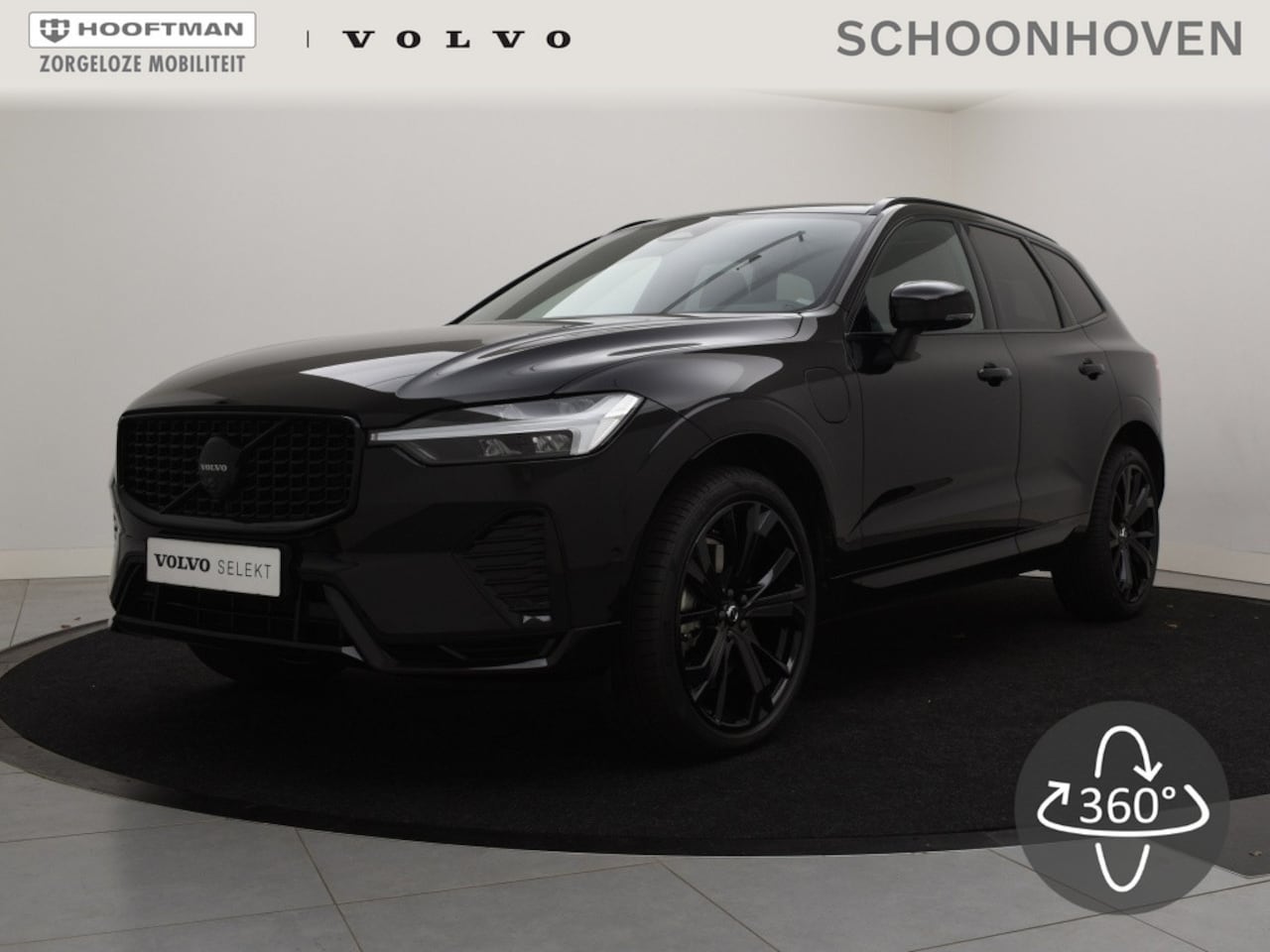 Volvo XC60 - T6 PLUG-IN HYBRID LONG RANGE BLACK EDITION SCHUIFDAK ACC BLIS EL - AutoWereld.nl