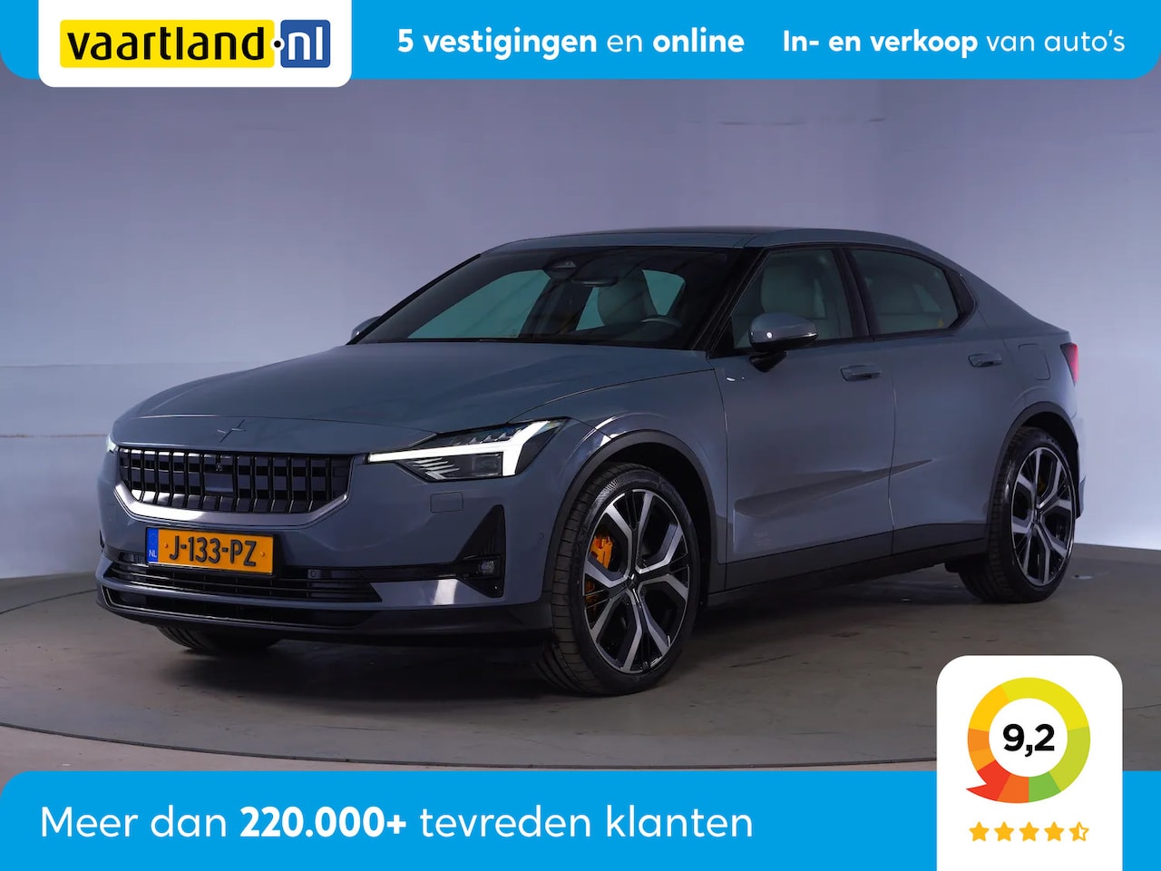 Polestar 2 - Long Range Dual Motor Launch Edition 78kWh [ 360-Camera Harman-Kardon Leder Navi ] - AutoWereld.nl