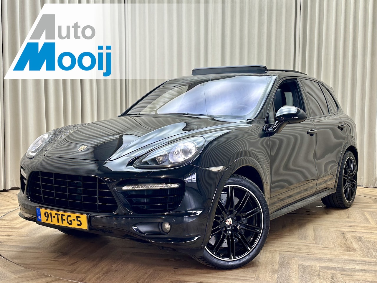 Porsche Cayenne - 4.8 Turbo 501PK *Keramisch* Sport Chrono / Panoramadak / Stoelkoeling / Burmester / Memory - AutoWereld.nl